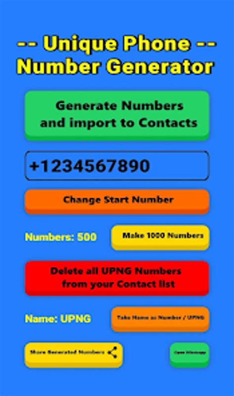 unique number generator.